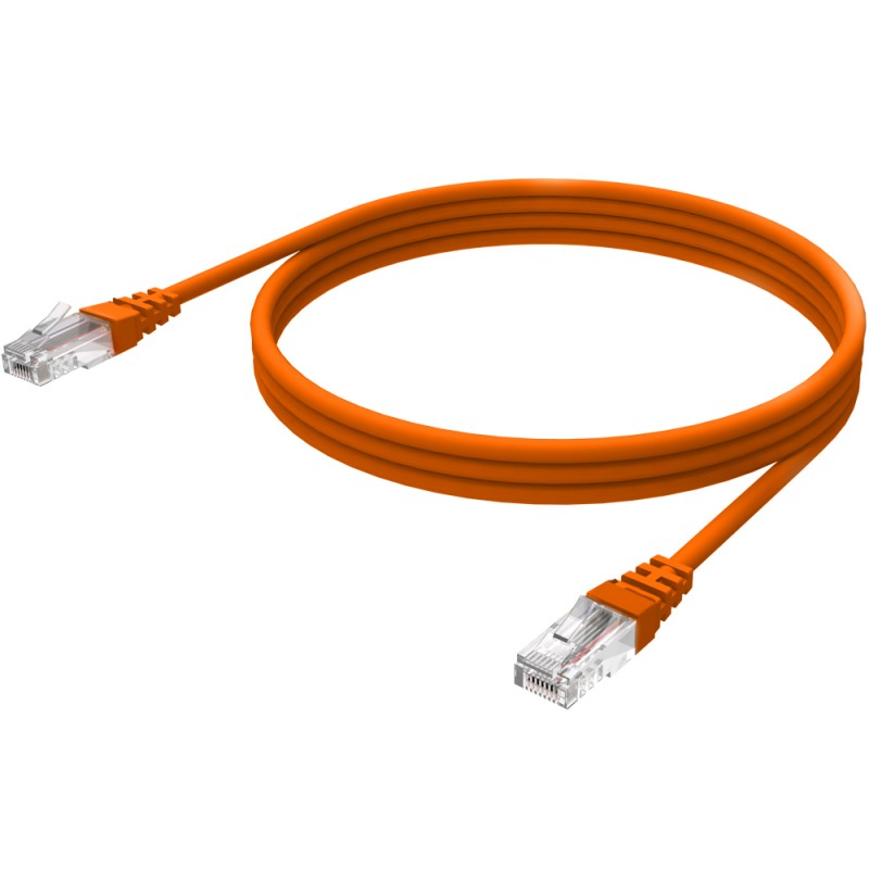 1 metre Cat6A UTP LSZH Patch Cord